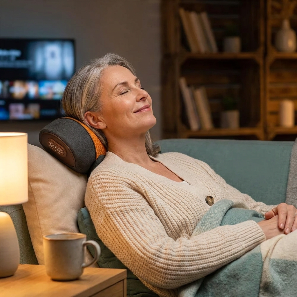 Your 15-minute evening wind-down ritual with the Zelviva Relief Pillow